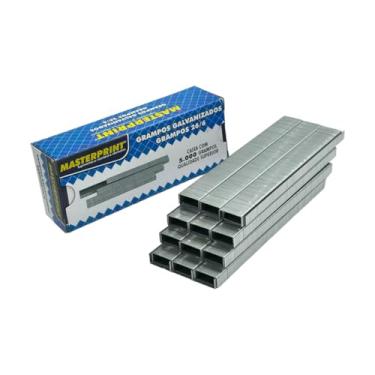 Imagem de Kit C/ 5 Grampo Galvanizado 26/6 5000un Masterprint