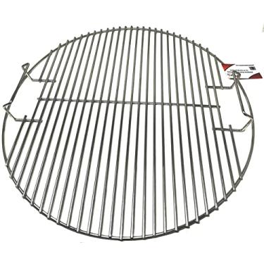 Imagem de Aura Outdoor Products Grelha de cozinha de substituição atualizada de aço inoxidável de 56 cm para chaleira Weber, Recteq Bullseye 55,88 cm