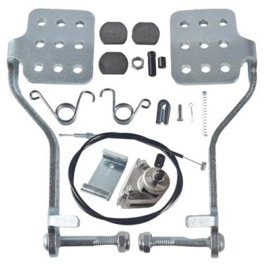 Imagem de Cabo de freio de 56 polegadas e pedais de acelerador de freio Molas de retorno Pastilhas de freio adequadas para Predator 212cc 196cc 6,5Hp para Honda GX160 Manco 9598 9597 para Airheart MB-1 ASW