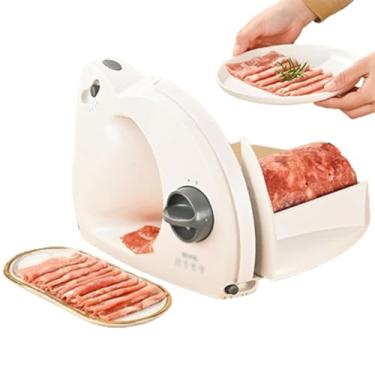 Imagem de Cortador de carne elétrico fatiador dobrável comercial casa rolo de carneiro presunto queijo pão máquina de fatiar