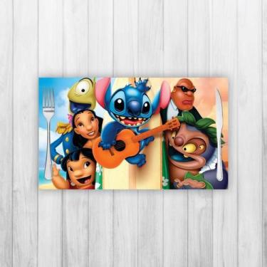 Imagem de Jogo Americano 2 Un Retangular Neoprenefamilia Lilo &Amp Stitch - Cria