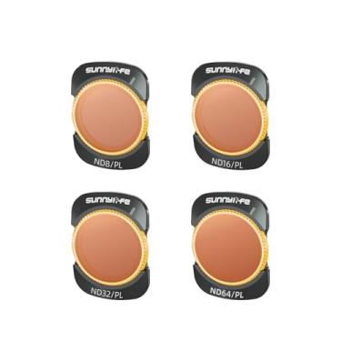 Imagem de Conjunto de filtros de lente ND/PL para DJI OSMO Pocket 3 acessórios de vidro óptico HD multirevestido pacote com 4 (ND8/PL, ND16/PL, ND32/PL, ND64/PL)
