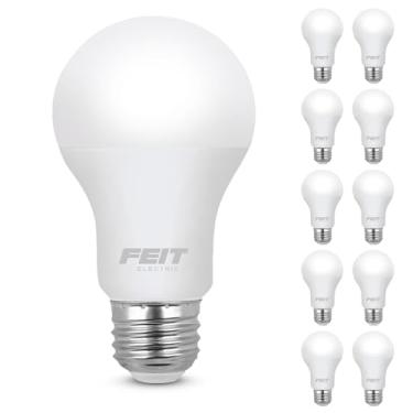 Imagem de Feit Electric FEIT Lâmpadas LED de 60 W não reguláveis, 800 L 5 K, pacote com 10 unidades, branco macio, 10 unidades