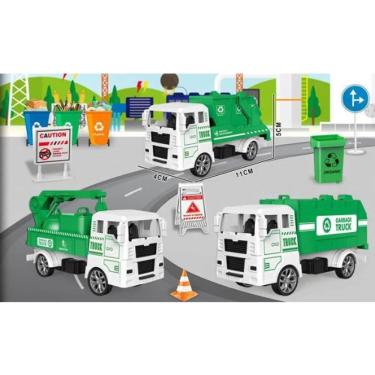 Imagem de Kit City Sanitation Caminhões de Limpeza com Partes Móveis!