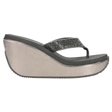 Imagem de Volatile Sandálias femininas Glimpse, cinza escuro, 42, Cinza, 41