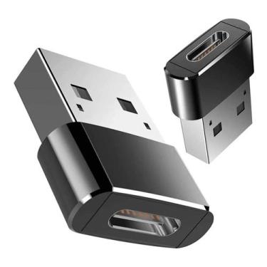 Imagem de Adaptador Plug Usb Tipo C Fêmea X Usb Macho - TOPGARCA