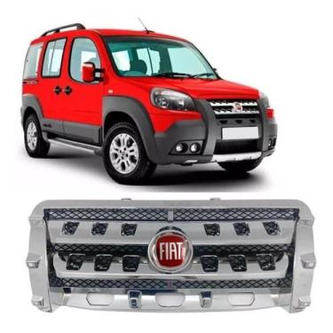 Imagem de Grade doblo 2010/14 adventure+ emblema - Fiat