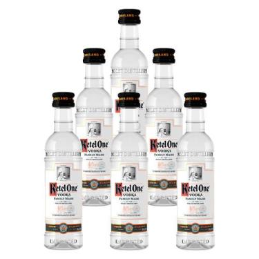 Imagem de Miniatura Vodka Ketel One 50ml 6 Unidades, Neutro