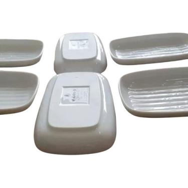 Imagem de 1 Petisqueiras Travessa De Porcelana Varig 9x14cm - Geral