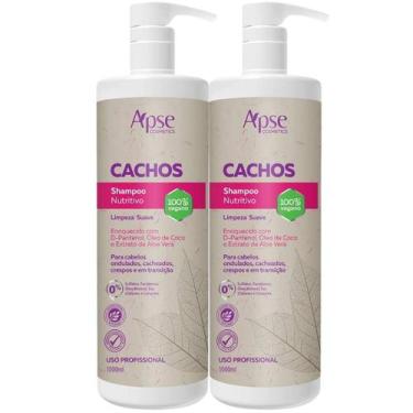 Imagem de Kit Apse Cachos Shampoo e Condicionador Nutritivo Limpeza Suave Hidrat
