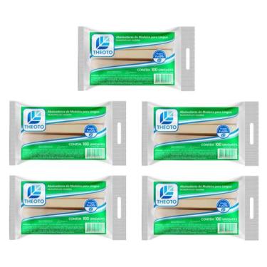 Imagem de Abaixador De Língua Espátula De Madeira Pacote 500 Unidades - Theoto