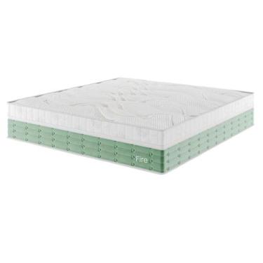 Imagem de Colchão Duplo Molejo King Size 41x193x203cm Fire Aqua - Casa Giulia - 