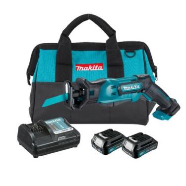 Imagem de Serra Sabre Makita 2 Baterias 12v Jr103 + Carregador + Bolsa, Bivolt