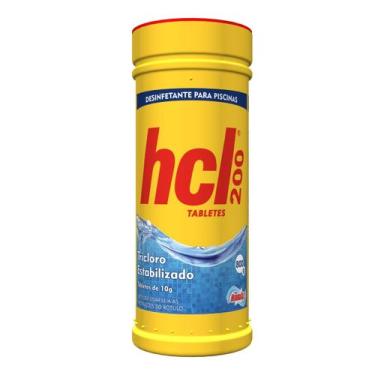 Imagem de HCL 200 Tricloro Estabilizado Tablete 10g Com 80 Un Hidroall