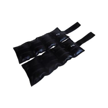 Imagem de Par de Caneleiras Tornozeleira Academia Ginástica 4,0kg - ANILHAS FITN