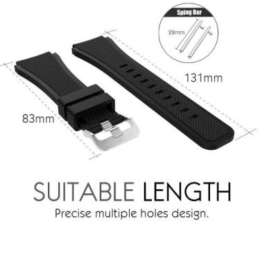 Imagem de Pulseira Confort Compatível Haiz 44mm My Watch S Echo Hz-gt5d - Poolsy