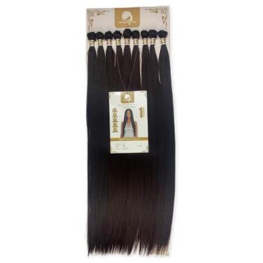 Imagem de Cabelo Orgânico Liso Bio Fibra Macia Linha Soft Estylo Mulher Entrelac