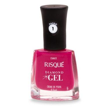 Imagem de Esmalte Risqué Diamond Gel Cor Creme de Pitaya Cremoso 9,5ml, Creme de
