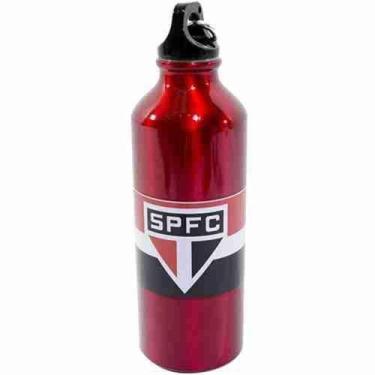Imagem de Garrafa De Alumínio Com Prendedor 500ml - São Paulo SPFC - Mileno