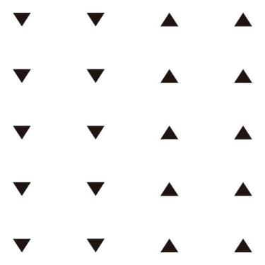 Imagem de Papel De Parede Adesivo Triângulos Preto E Branco Sala Quarto 10m - DE