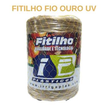 Imagem de Fitilho Ouro UV para Amarração 1800 mts Indicado para Tutoramento de H