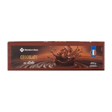 Imagem de Barra de Chocolate ao Leite  300g - members mark - Member'S Mark