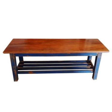 Imagem de Banco Rústico Sapateira em Madeira de Demolição - Cód 05 - Barrocarte 