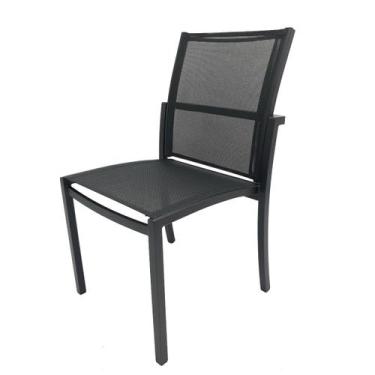 Imagem de Cadeira de Jantar e Piscina Modelo Zurick sem Braços em Tela - Nossa K