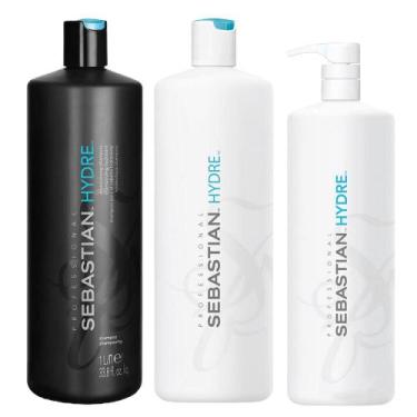 Imagem de Sebastian Hydre Shampoo 1000ml, Condicionador 1000ml e Máscara 500ml