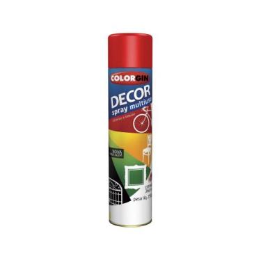 Imagem de Tinta Spray Colorgin Decor Vermelho (Nr23-Onu 1950) c/6pcs