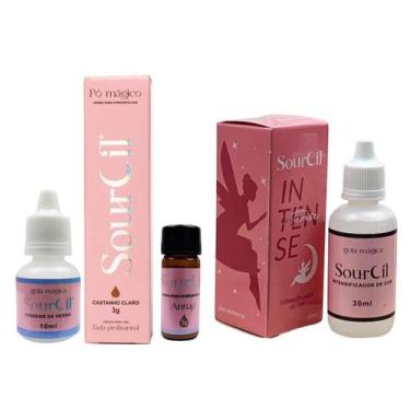 Imagem de Kit Sobrancelha Profissional Henna Soucil Designer Sobrancelha e Inten