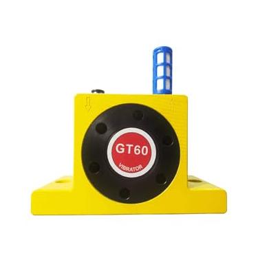 Imagem de Maisutseb Vibrador turbo pneumático de ar, vibrador pneumático GT60 com silenciador, vibradores de turbina industrial para transporte de material