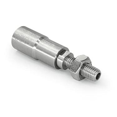 Imagem de KAMSIN #1820 Manga de focinheira para pistola de pregos decorativa Air Power Deco Nailer 18,2 mm (23/81.3 cm) prego de acabamento de cabeça para estofamento, capa de couro para sofá