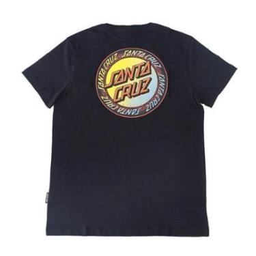 Imagem de Camiseta Santa Cruz Loud Ringed Dot - Preto-Masculino