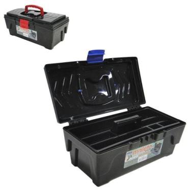 Imagem de maleta de ferramenta com bandeja 32,5x17,5x14,5cm - ERCA PLAST