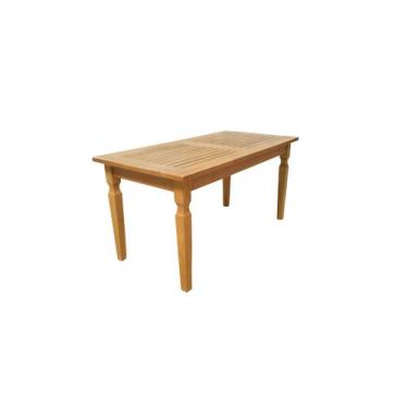 Imagem de Mesa de Jantar Ripada 2,00m Madeira Maciça - Vivá Móveis