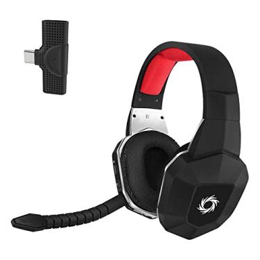 Imagem de HW-N9M Headset para Jogos Sem Fio 2.4GHz Gaming Optical Headphone Virtual 7.1 Channel Surround Sound Gaming Headset para PS4 / PC/Mac/502