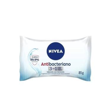 Imagem de Sabonete Nivea Hidratante Antibacteriano 85g Embalagem com 12 Unidades