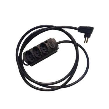 Imagem de Extensao eletrica reforçada 2p+T Bivolt 127/220V 10/20A (1 metro)