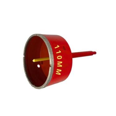 Imagem de Serra Copo Diamantada 110mm Porcelanato Pisos Parede Concreto - BONO