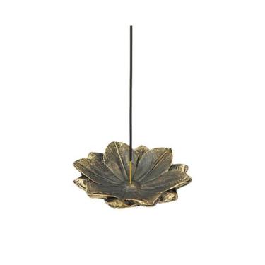 Imagem de Incensário Pratinho Flor De Lótus Gold  13097 - Mana Om By Ello