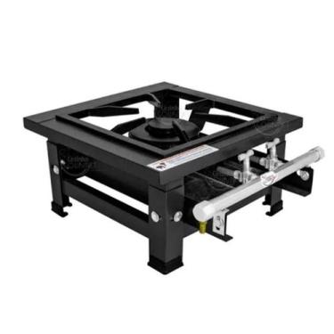 Imagem de Fogão Portátil Mesa Industrial 1 Boca Queimador Duplo - A.R Variedades
