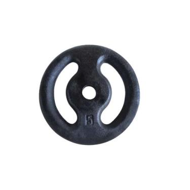 Imagem de Anilha Ferro Fundido Pintada Fitness Academia 5,0 Kg - ANILHAS FITNESS