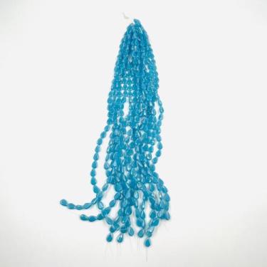 Imagem de Fio de Pedras Gota 12x8mm 30un Azul 35cm Artesanato Biju - Macall