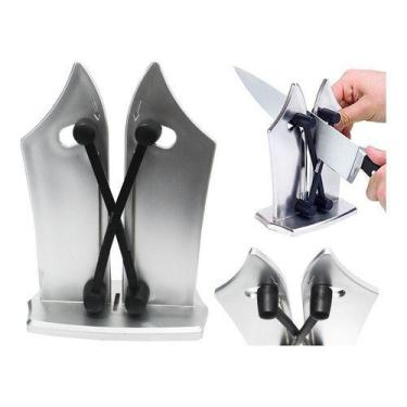 Imagem de Afiador Amolador facas laminas Tesoura Corte amola cozinha - ZEM