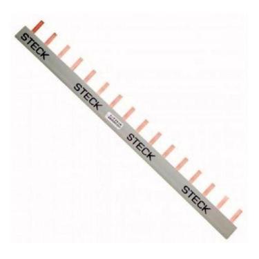 Imagem de Barramento Monofásico P/ 16 Disjuntores Din - Steck