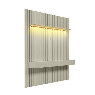 Imagem de Painel Ripado com Rack Suspenso até 70 Polegadas Tulum com LED 1 PT 2 