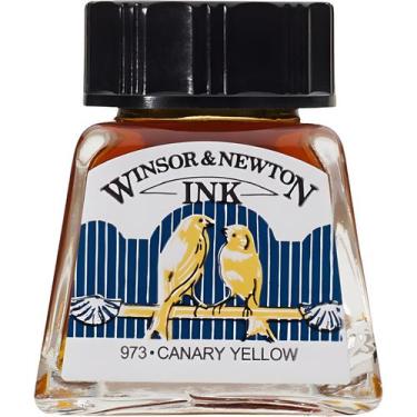 Imagem de Tinta nankin para desenho winsor & newton escolha a cor, CANARY