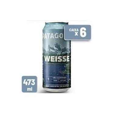 Imagem de Cerveja Patagonia Weisse Lata 473ml Caixa c/ 6 un 1x6 Unidades  473ml 
