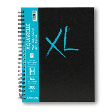 Imagem de CANSON XL Aquarelle, Caderno ArtBook Espiral para Aquarela 34 folhas 300g/m², A5: 14,8 x 21cm